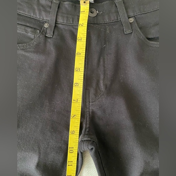 PAIGE Black Straight Leg Jeans - Picture 7 of 8